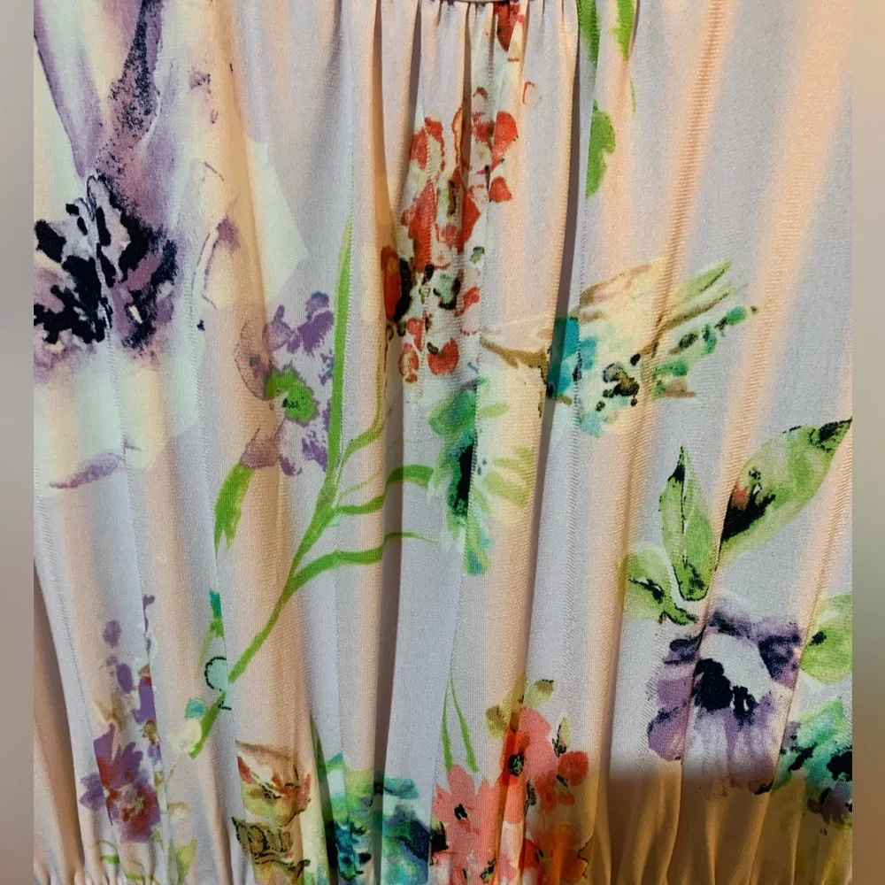 The Limited Pastel Floral Midi Dress - Picture 4 of 5